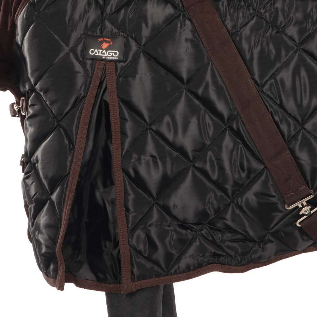Catago Coperta da scuderia 500g Nero/Marrone