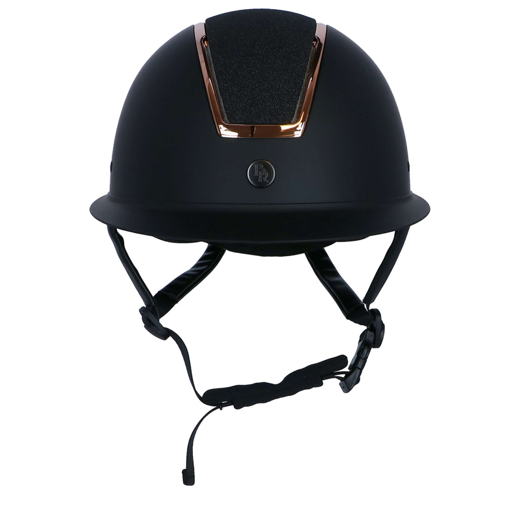 BR Casco da equitazione Omega Painted Glitter Nero/Rosa