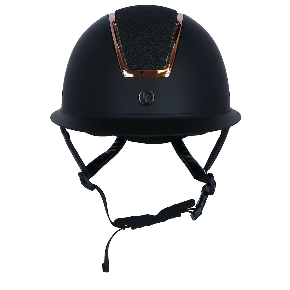 BR Casco da equitazione Omega Painted Glitter Nero/Rosa