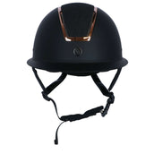 BR Casco da equitazione Omega Painted Glitter Nero/Rosa