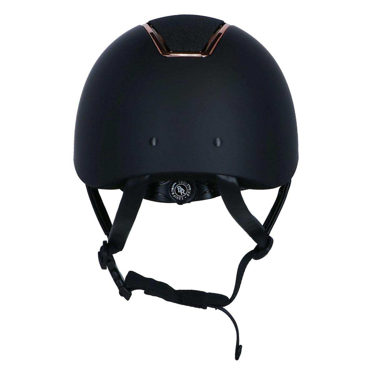 BR Casco da equitazione Omega Painted Glitter Nero/Rosa