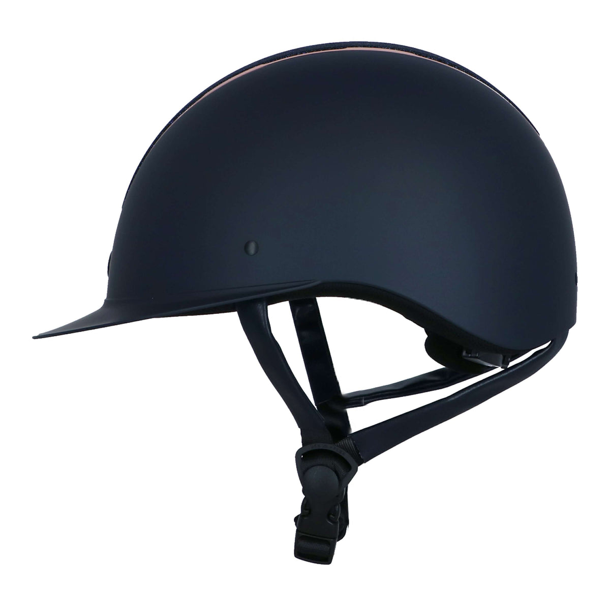 BR Casco da equitazione Omega Painted Glitter Navy/Rose