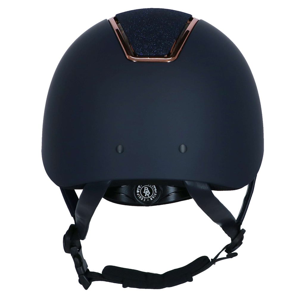 BR Casco da equitazione Omega Painted Glitter Navy/Rose