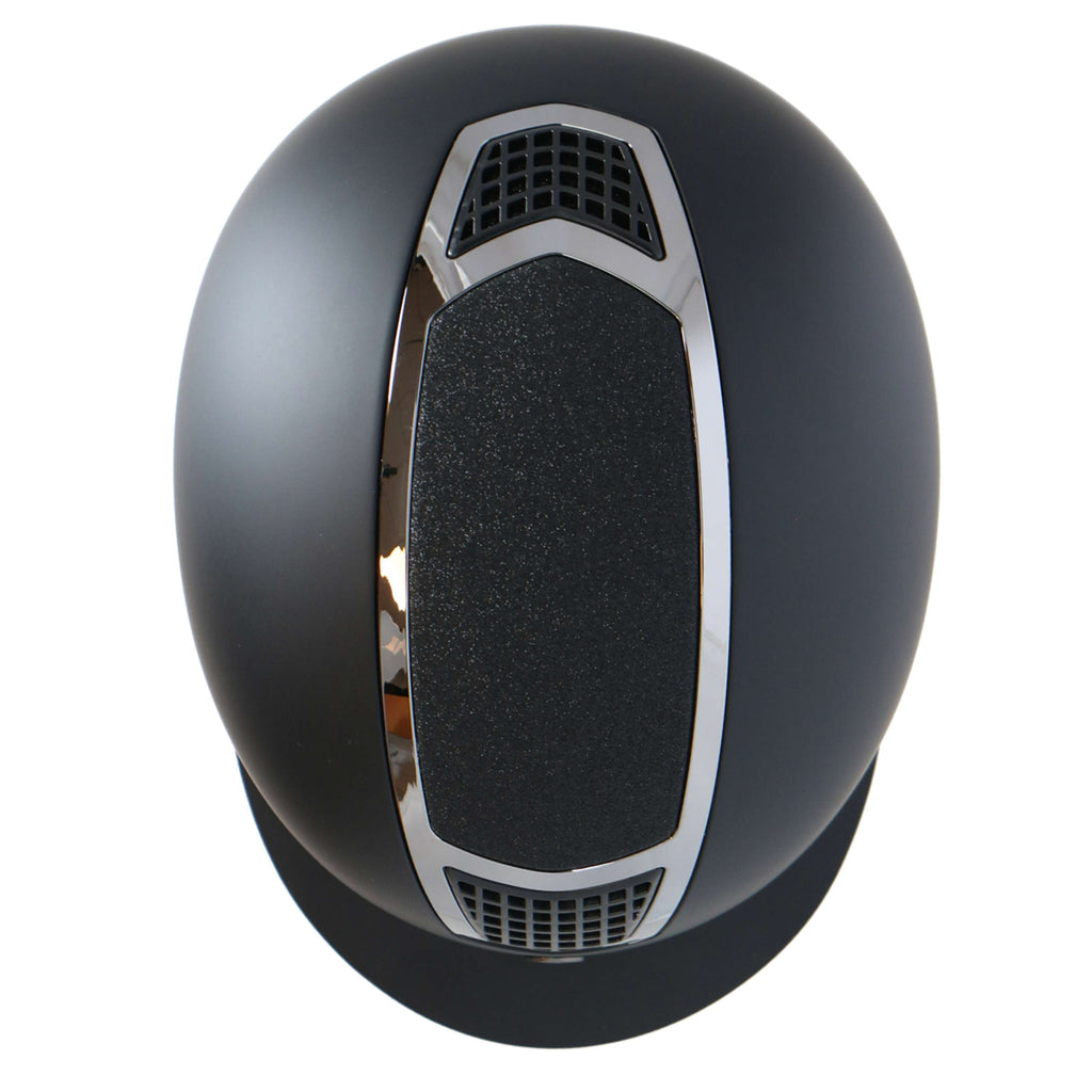 BR Casco da equitazione Lambda Nero/Canna di fucile