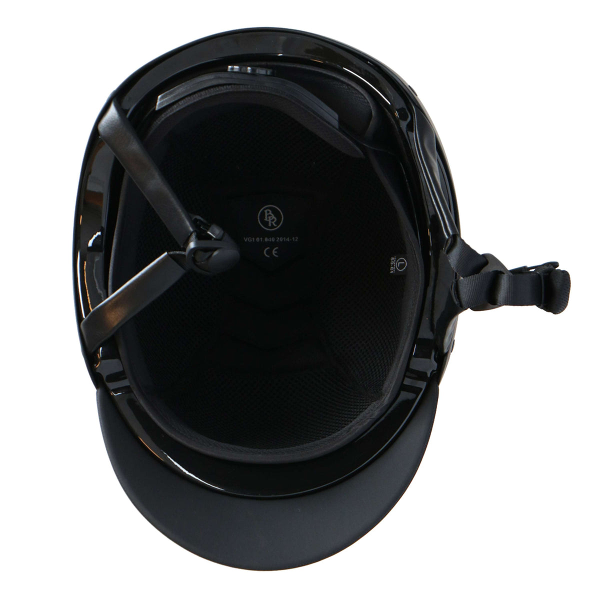 BR Casco da equitazione Lambda Nero/Canna di fucile