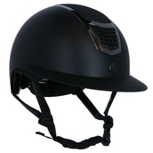BR Casco da equitazione Lambda Plus Glitter Nero/Canna di fucile