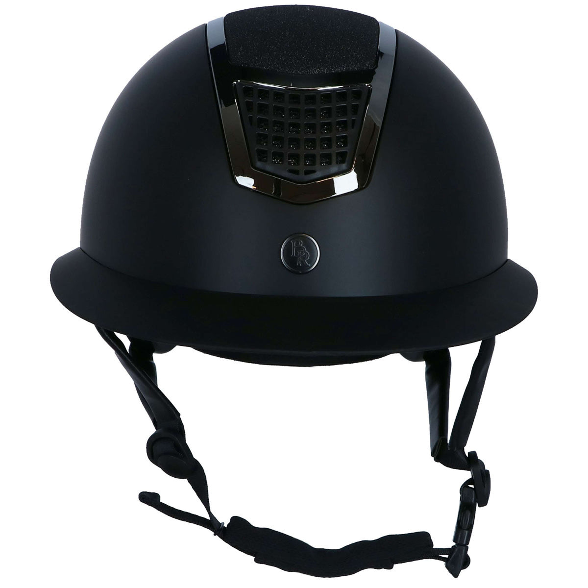 BR Casco da equitazione Lambda Plus Glitter Nero/Canna di fucile