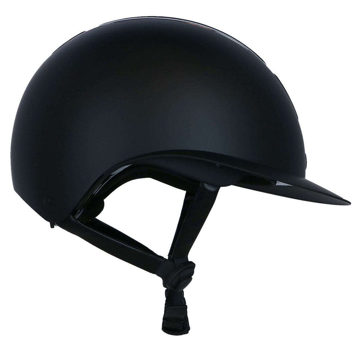 BR Casco da equitazione Lambda Plus Glitter Nero/Canna di fucile
