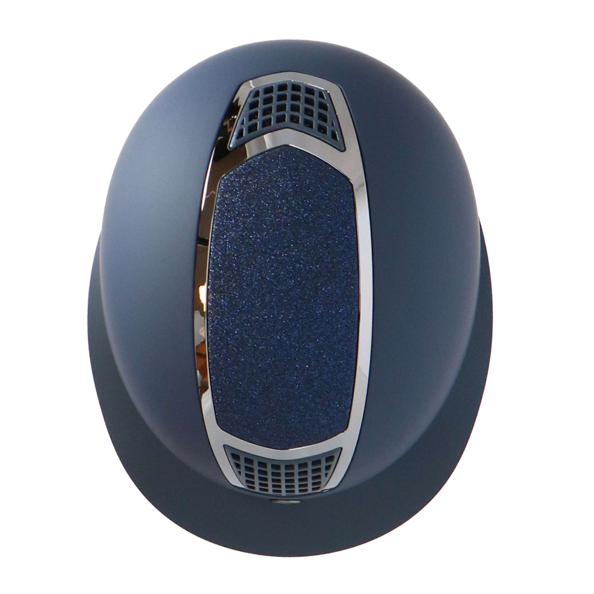 BR Casco da equitazione Lambda Plus Glitter Navy/Gunmetal