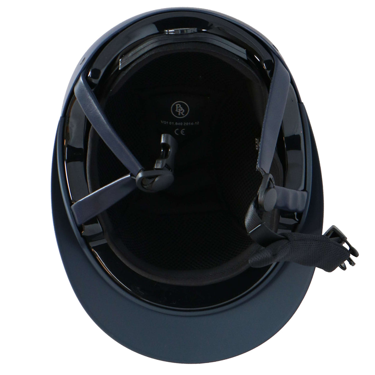 BR Casco da equitazione Lambda Plus Glitter Navy/Gunmetal