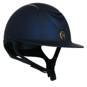 OneK Casco da equitazione Avancé Matt Linee Rosegold Navy