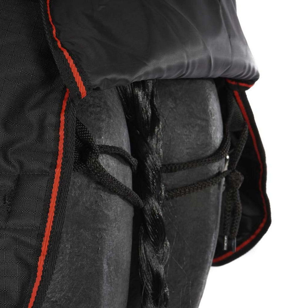 HB Tappeto da Esterno 300g Nero/Rosso