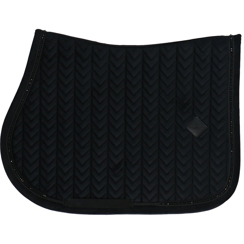 Kentucky Horsewear Sottosella Velvet Pearls Springen Nero
