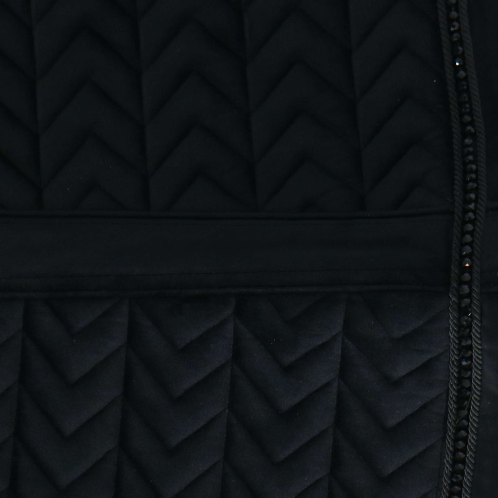 Kentucky Horsewear Sottosella Velvet Pearls Saltando Nero