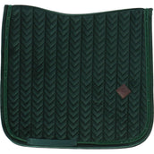 Kentucky Horsewear Sottosella Velvet Pearls Dressage Pine Green