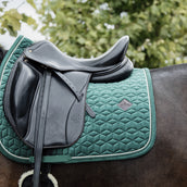 Kentucky Horsewear Sottosella Velvet Pearls Dressage Pine Green