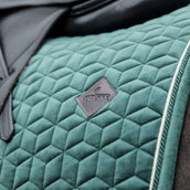 Kentucky Horsewear Sottosella Velvet Pearls Dressage Pine Green