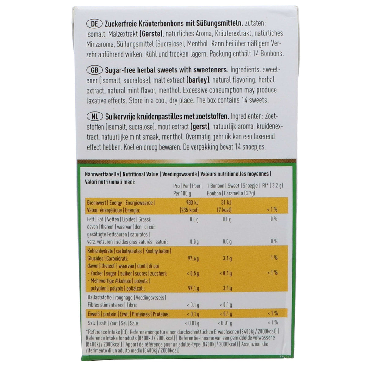 Effol med Bronchocare Caramelle