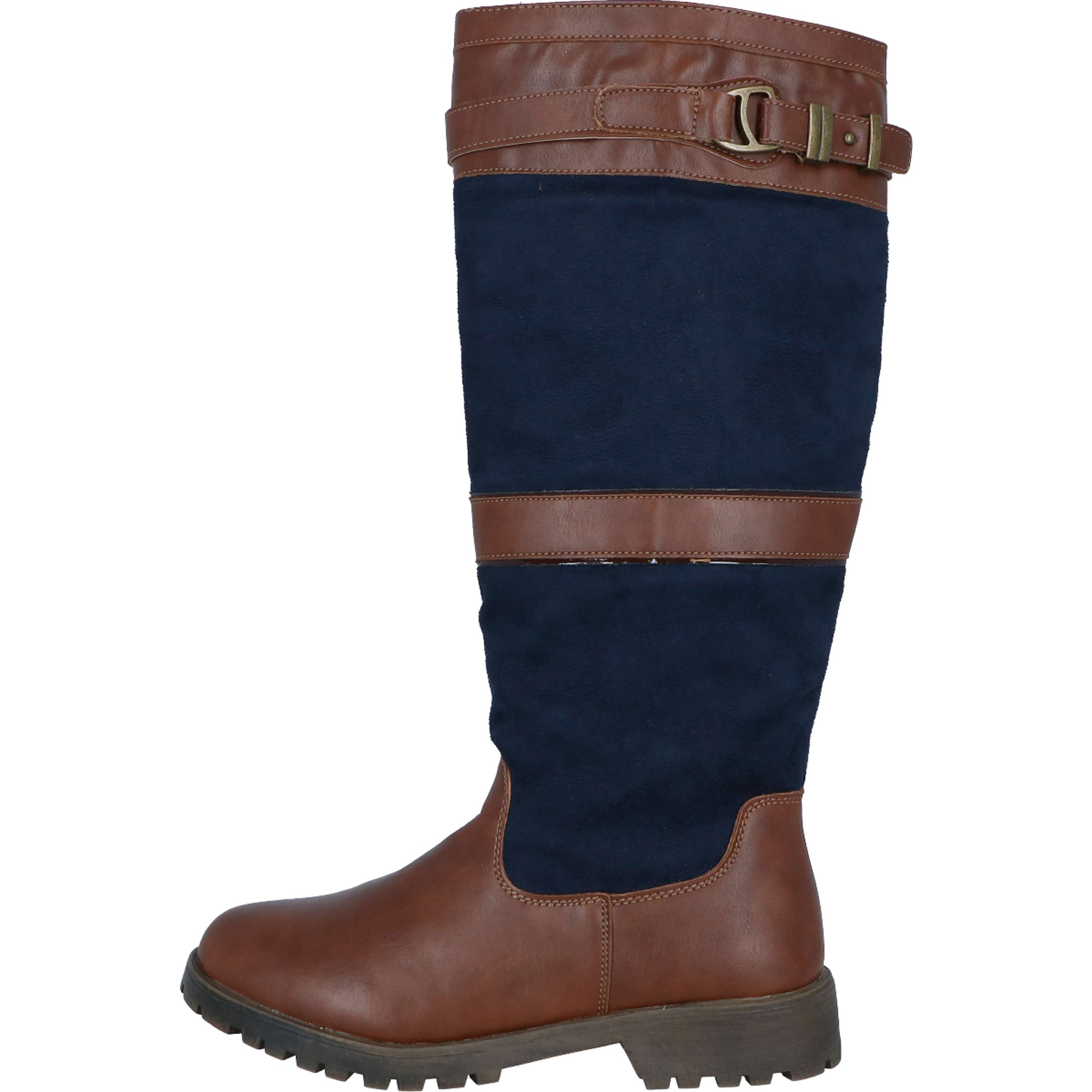 HKM Stivali Invernali Meghan Blu scuro/marrone HKM Stivali Invernali Meghan Blu scuro/marrone