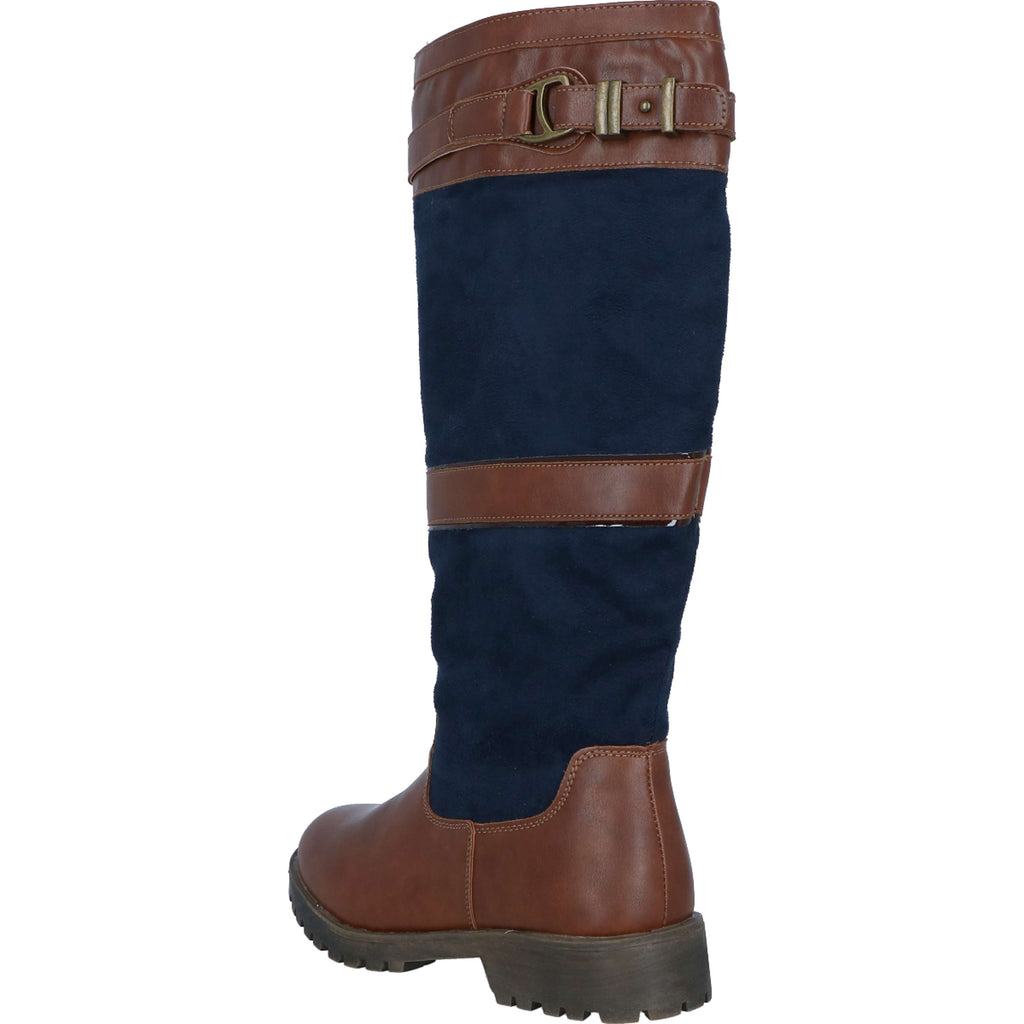 HKM Stivali Invernali Meghan Blu scuro/marrone