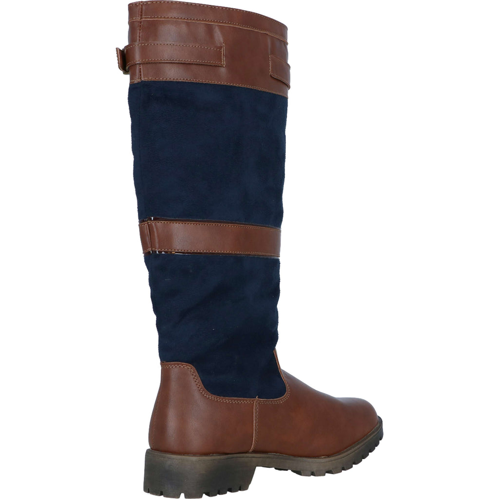 HKM Stivali Invernali Meghan Blu scuro/marrone
