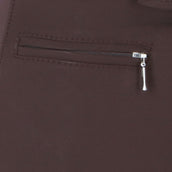 HKM Pantaloni da Equitazione Liv High Waist Silicon Full Grip Marrone scuro