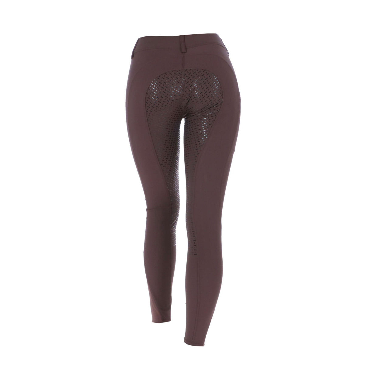 HKM Pantaloni da Equitazione Lea Silicon Full Grip Marrone scuro