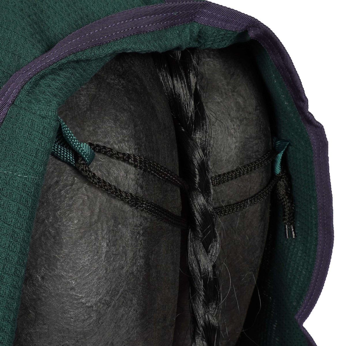 HKM Coperta da scuderia Oakland Waffeloptik Verde scuro