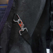 HKM Coperta con Collo Alto Providence Karo 1200D A scacchi blu scuro/marrone