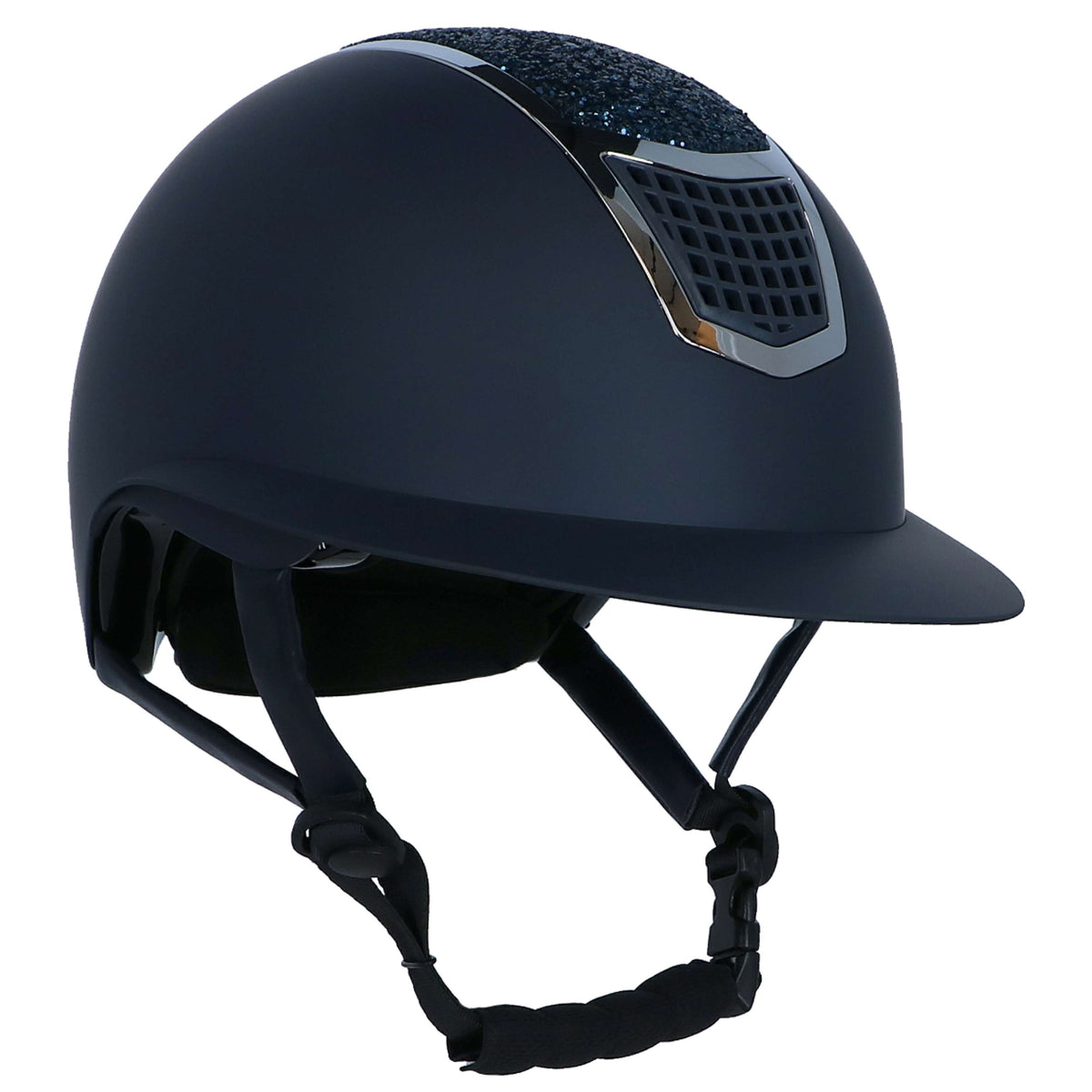 HKM Cappellino Glamour Shield Blu scuro/Argento