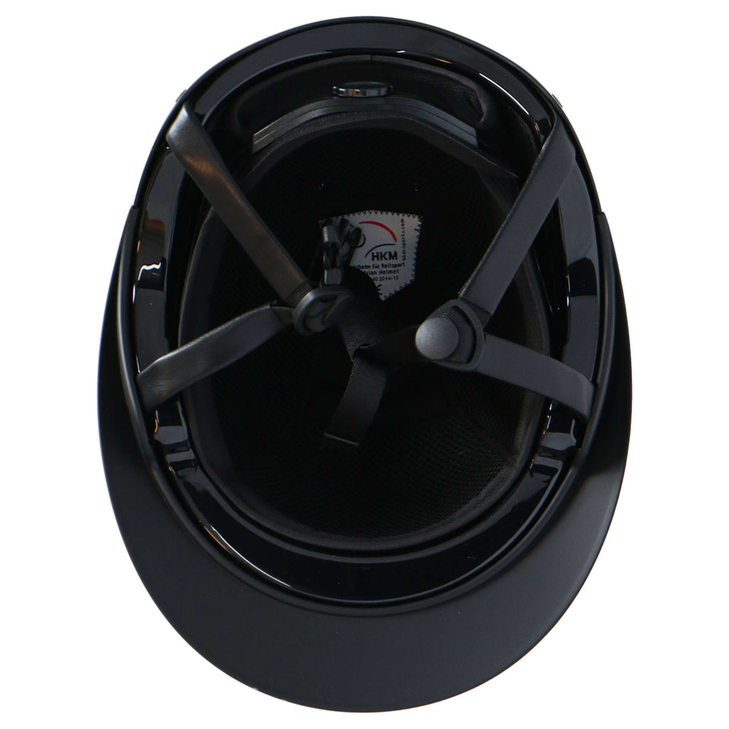 HKM Casco da equitazione Glamour Shield Nero