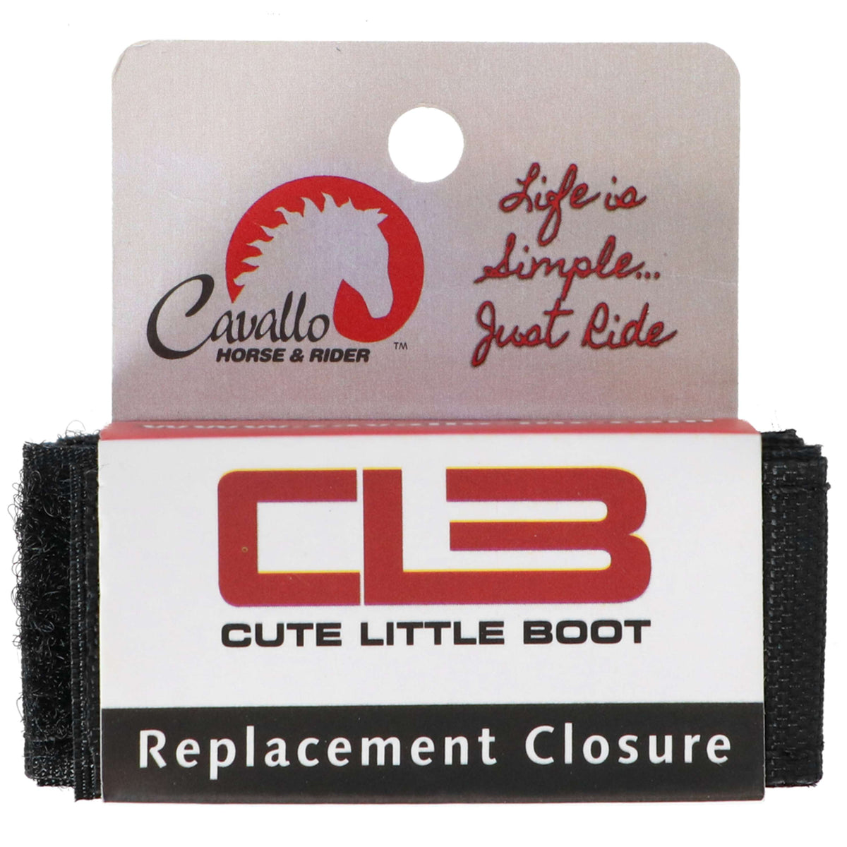 F.R.A. Cavallo Horse & Rider Velcro CLB Nero
