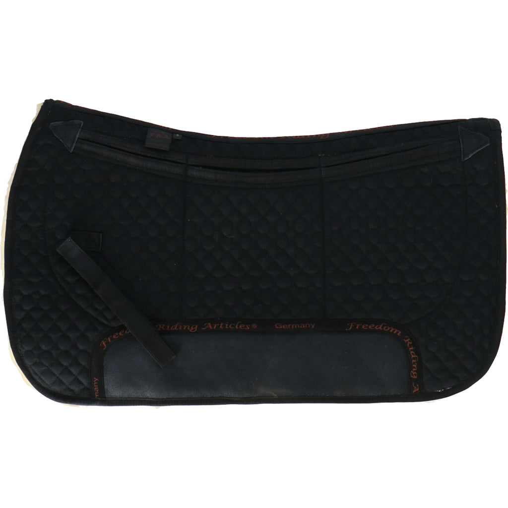 F.R.A. Westernpad De Luxe Extra Pelliccia Completa 3 Tasche con Inserti Nero/Naturale