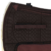 F.R.A. Westernpad De Luxe Extra Pelliccia Completa 3 Tasche con Inserti Marrone/Naturale