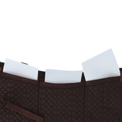 F.R.A. Westernpad De Luxe Extra Pelliccia Completa 3 Tasche con Inserti Marrone/Cappuccino