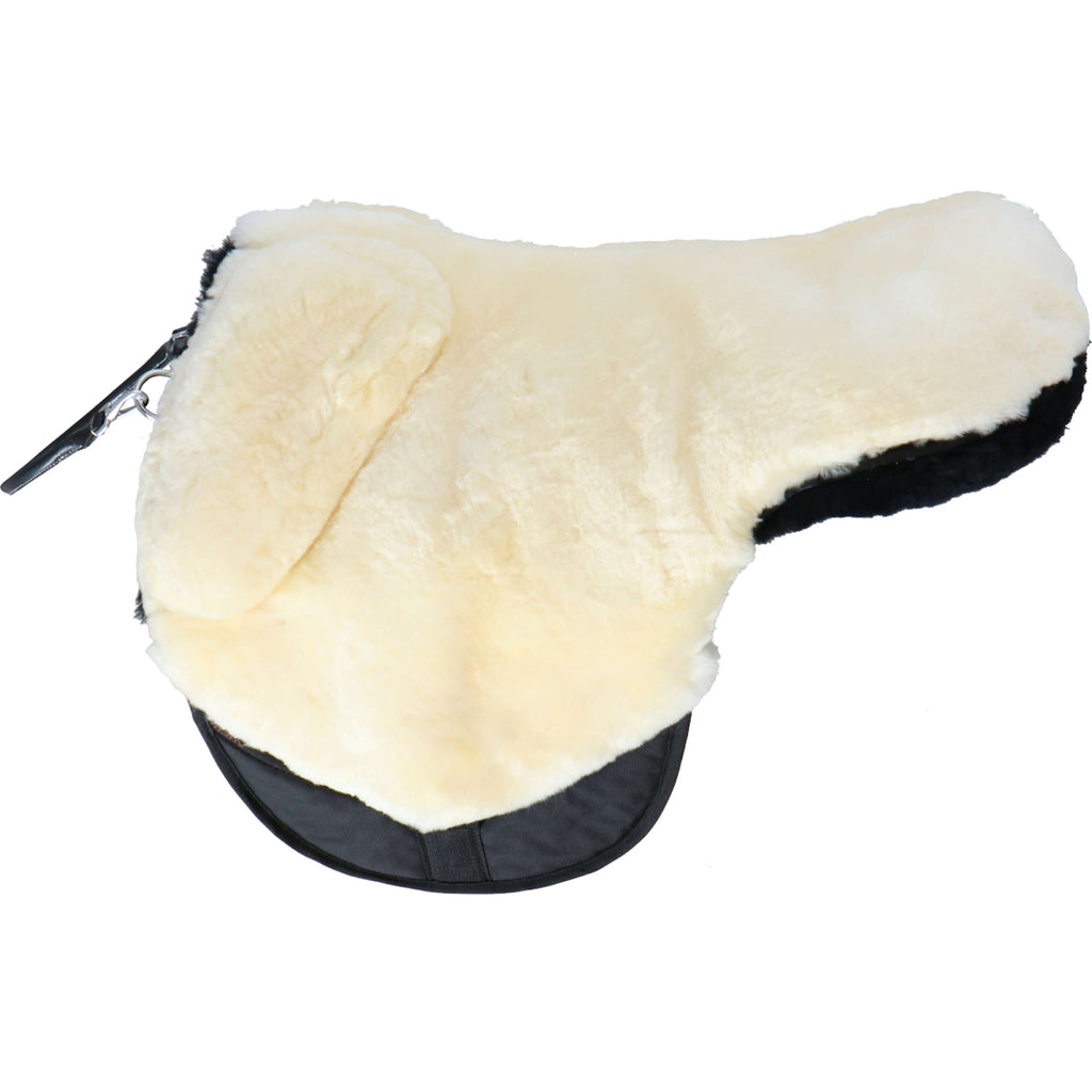 F.R.A. Cuscino per monta a pelo Macon Extra Merino Nero/Naturale