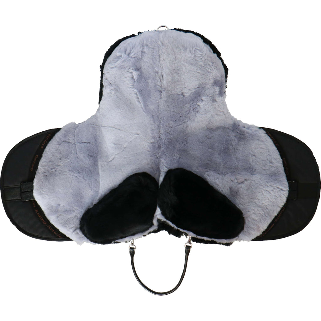 F.R.A. Cuscino per monta a pelo Macon Extra Merino Nero/Grigio