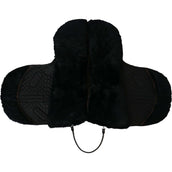 F.R.A. Cuscino per monta a pelo Macon Extra Merino Nero/Grigio