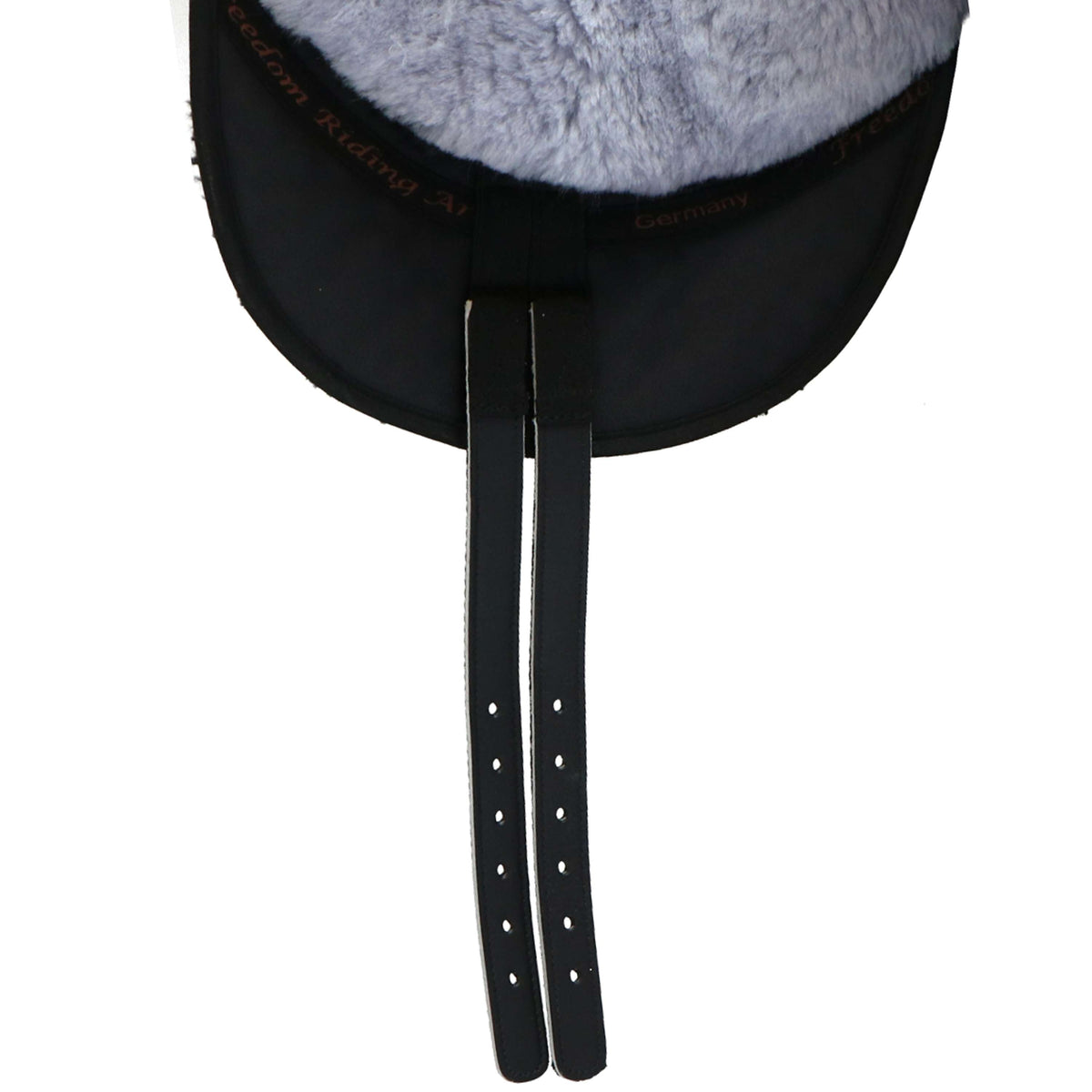 F.R.A. Cuscino per monta a pelo Macon Extra Merino Nero/Grigio