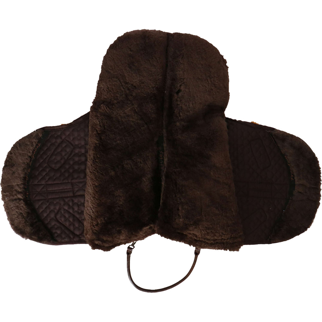F.R.A. Cuscino per monta a pelo Macon Extra Merino Marrone/Cappuccino