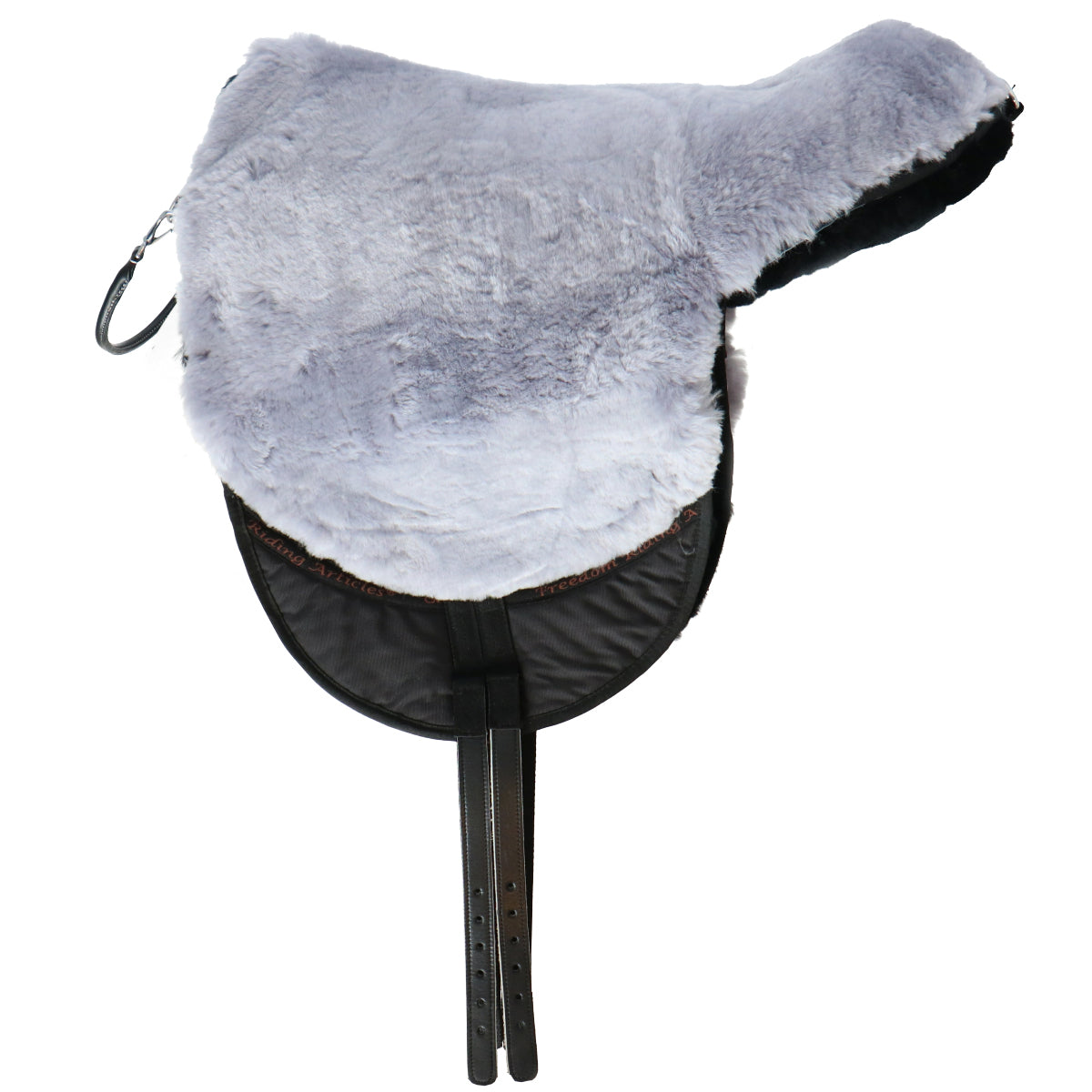 F.R.A. Cuscino per monta a pelo Macon Merino Nero/Grigio