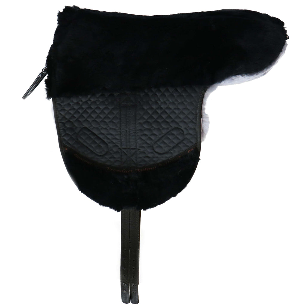F.R.A. Cuscino per monta a pelo Macon Merino Nero/Grigio