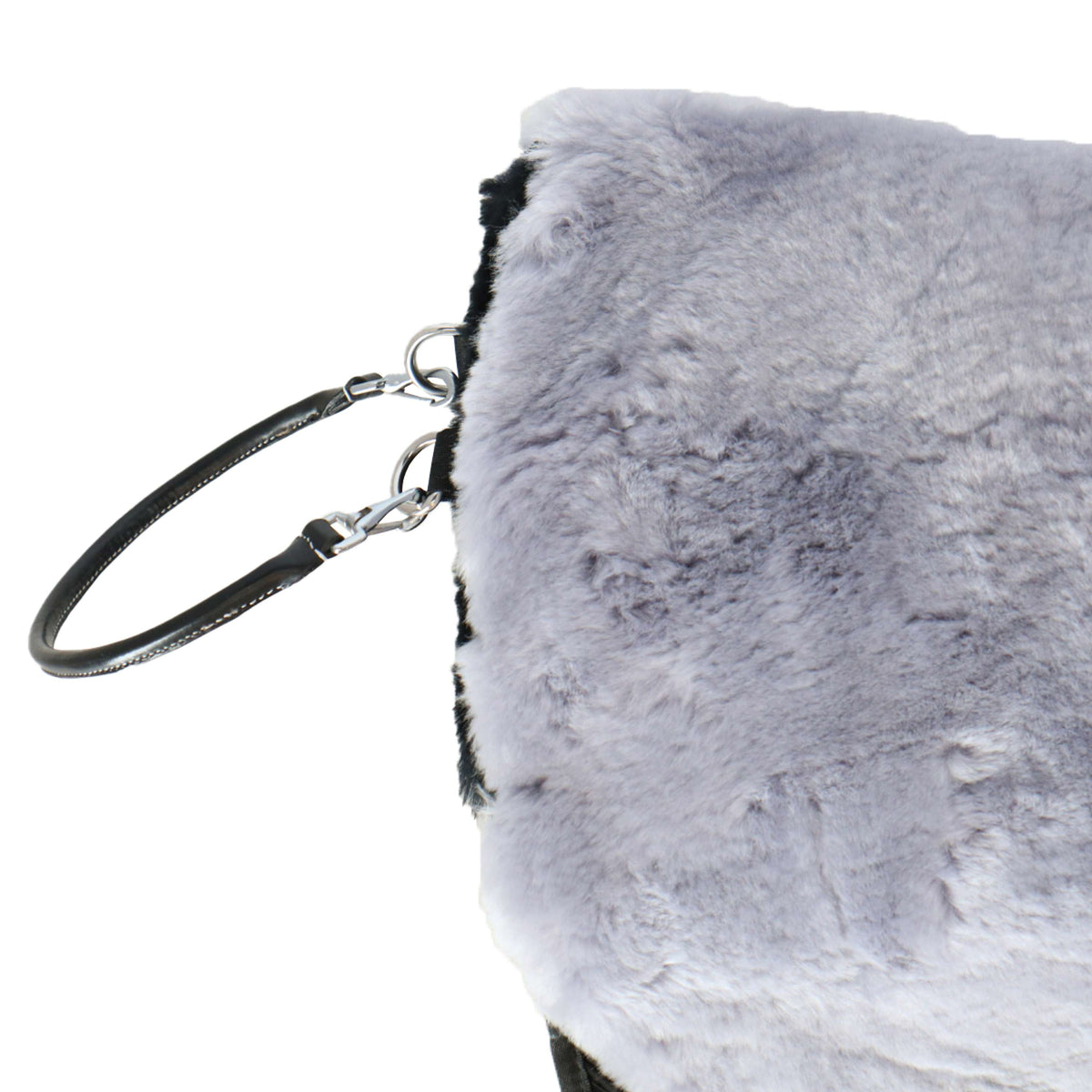 F.R.A. Cuscino per monta a pelo Macon Merino Nero/Grigio