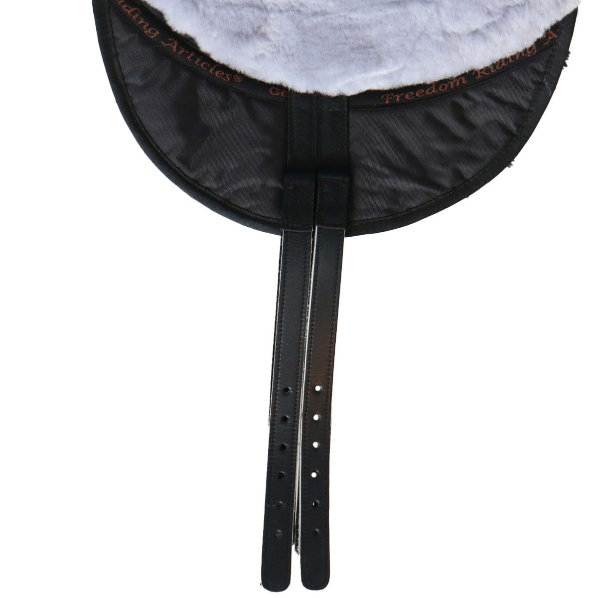 F.R.A. Cuscino per monta a pelo Macon Merino Nero/Grigio