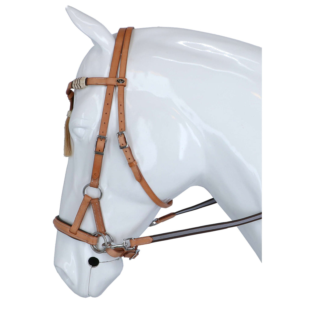 F.R.A. Briglia senza Morso Shango Side Pull Western Look Naturale