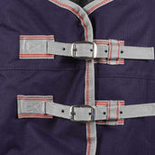 Weatherbeeta Coperta Impermeabile Comfitec Essential Detach-A-Neck Lite Plus 1200D 50g Navy/Silver/Red