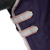 Weatherbeeta Coperta Impermeabile Comfitec Essential Detach-A-Neck Lite Plus 1200D 50g Navy/Silver/Red