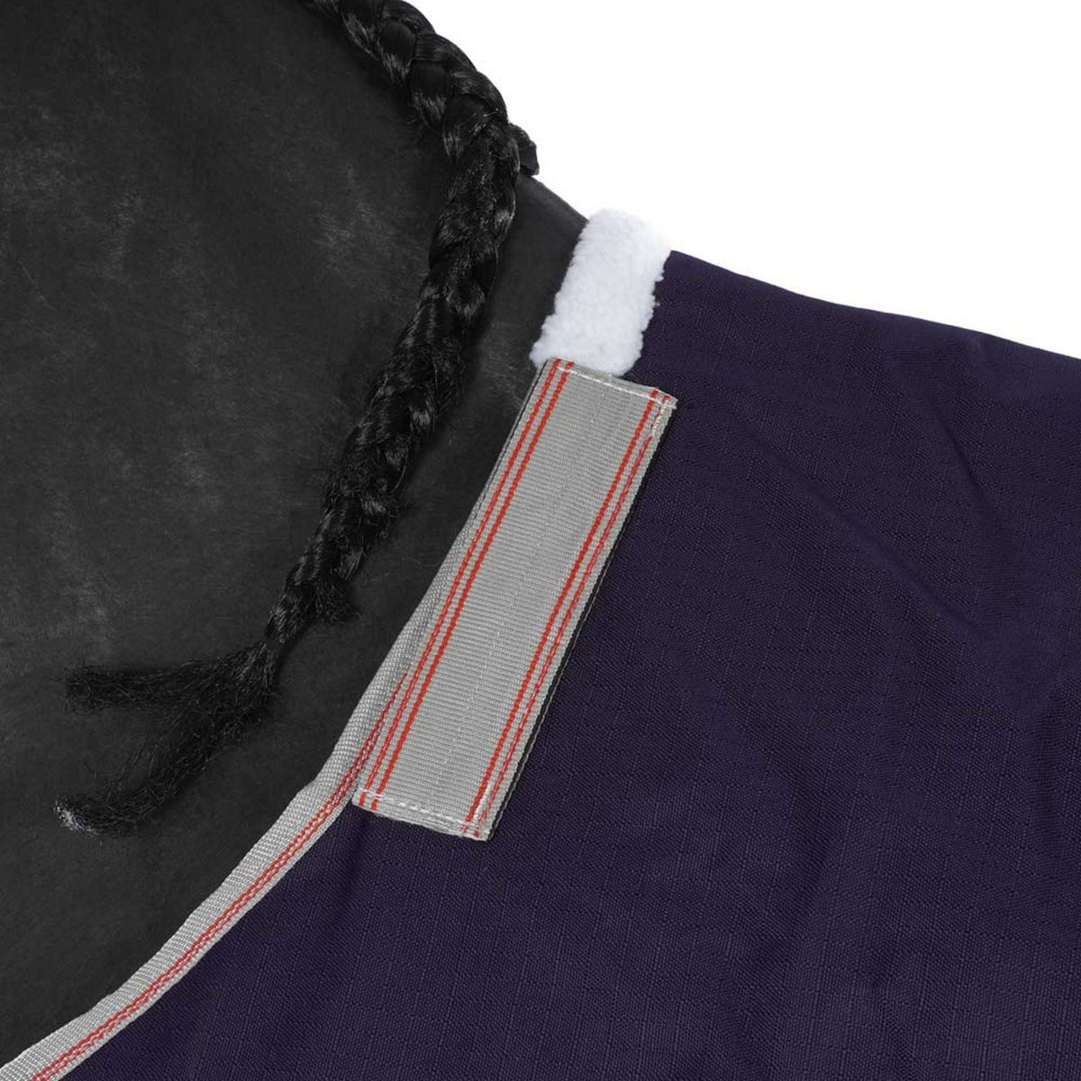 Weatherbeeta Coperta Impermeabile Comfitec Essential Detach-A-Neck Lite Plus 1200D 50g Navy/Silver/Red
