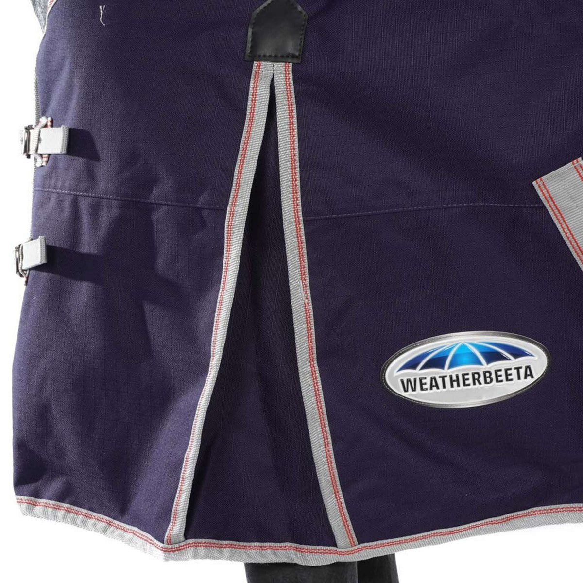 Weatherbeeta Coperta Impermeabile Comfitec Essential Detach-A-Neck Lite Plus 1200D 50g Navy/Silver/Red