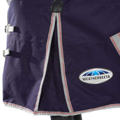 Weatherbeeta Coperta Impermeabile Comfitec Essential Detach-A-Neck Lite Plus 1200D 50g Navy/Silver/Red